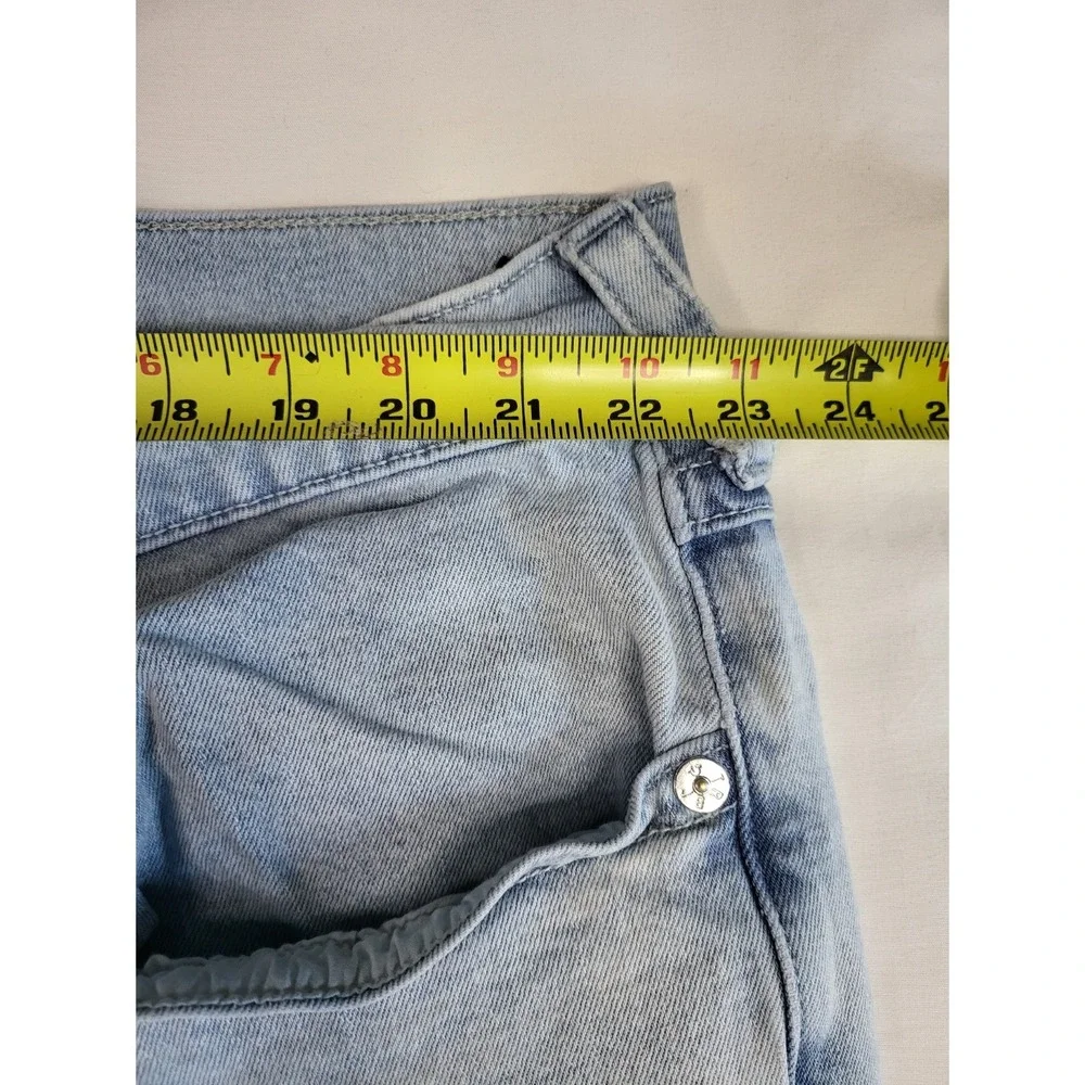 True Religion Ricky Relaxed Straight Jeans Mens‎ Size 46 Light Wash Flap Pocket